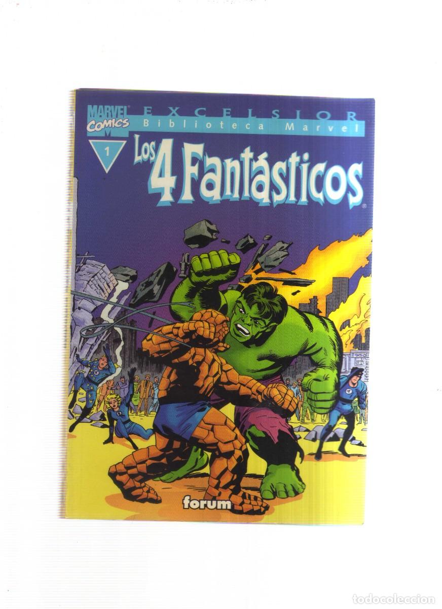 Tebeos: LOS 4 FANTASTICOS BIBLIOTECA MARVEL N,1 - Foto 1