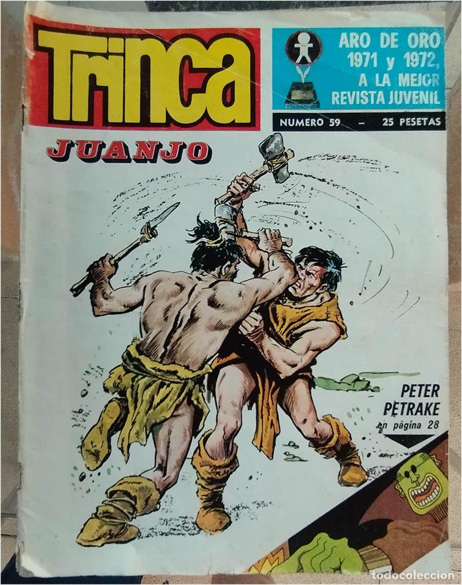 Tebeos: TRINCA N.&ordm; 59 JUANJO YAGO VELOZ 1973 - Foto 1
