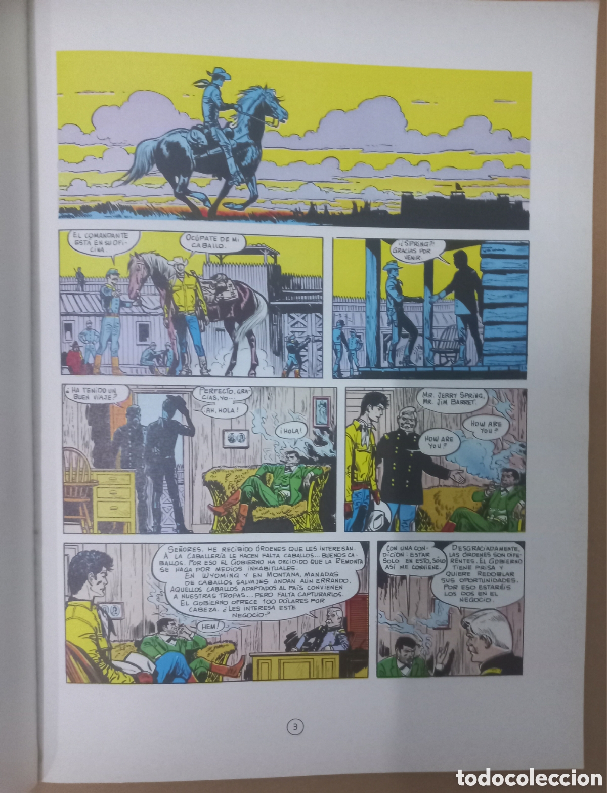Tebeos: LOS BRONCOS DE MONTA&Ntilde;A (JERRY SPRING N&ordm; 1) &ndash; EDICIONES RO, 1982 - Foto 3
