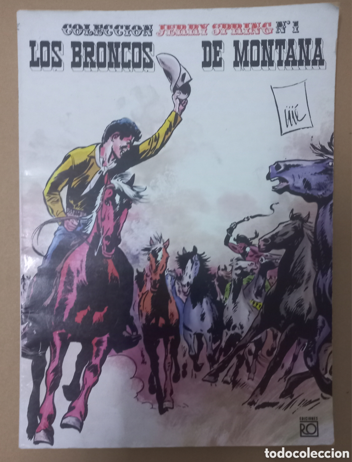 Tebeos: LOS BRONCOS DE MONTA&Ntilde;A (JERRY SPRING N&ordm; 1) &ndash; EDICIONES RO, 1982 - Foto 1