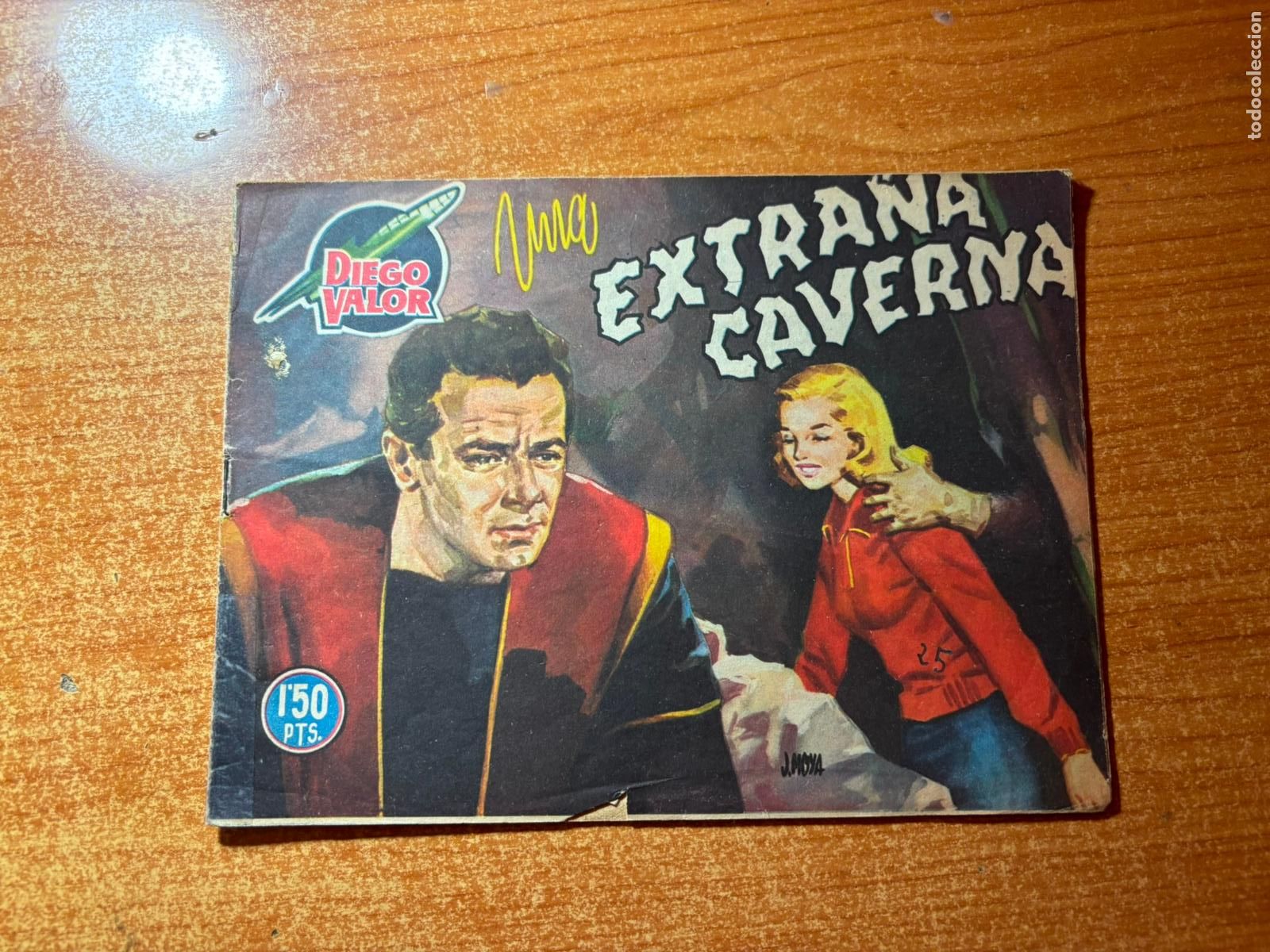 Tebeos: DIEGO VALOR N&ordm; 25 EDITORIAL CID 1957 ORIGINAL - Foto 1