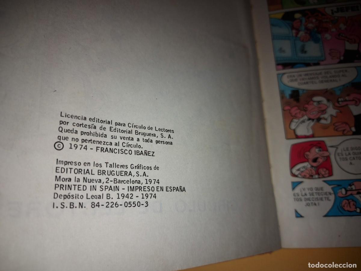 Tebeos: MORTADELO Y FILEMON CIRCULO DE LECTORES 1974 - Foto 3