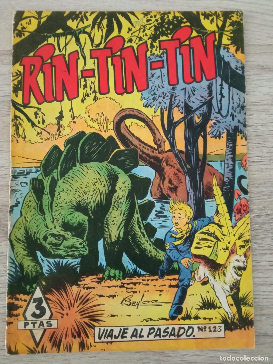 Tebeos: RIN-TIN-TIN N&ordm; 123, VIAJE AL PASADO, DINOSAURIOS - Foto 1