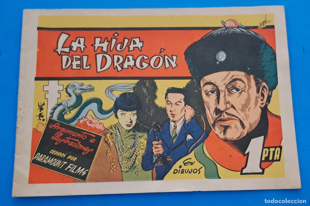 Tebeos: LA HIJA DEL DRAG&Oacute;N - EDICIONES CISNE - PEL&Iacute;CULAS FAMOSAS - A&Ntilde;O 1942 - ORIGINAL - EXCELENTE ESTADO
