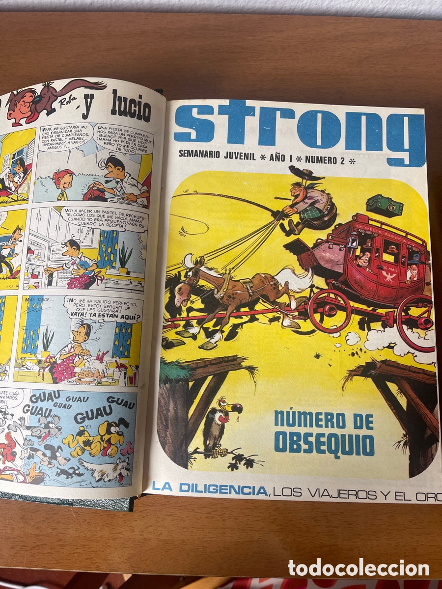 Tebeos: Strong 4 tomos encuadernados con 24 ejemplares cada tomo - Foto 3