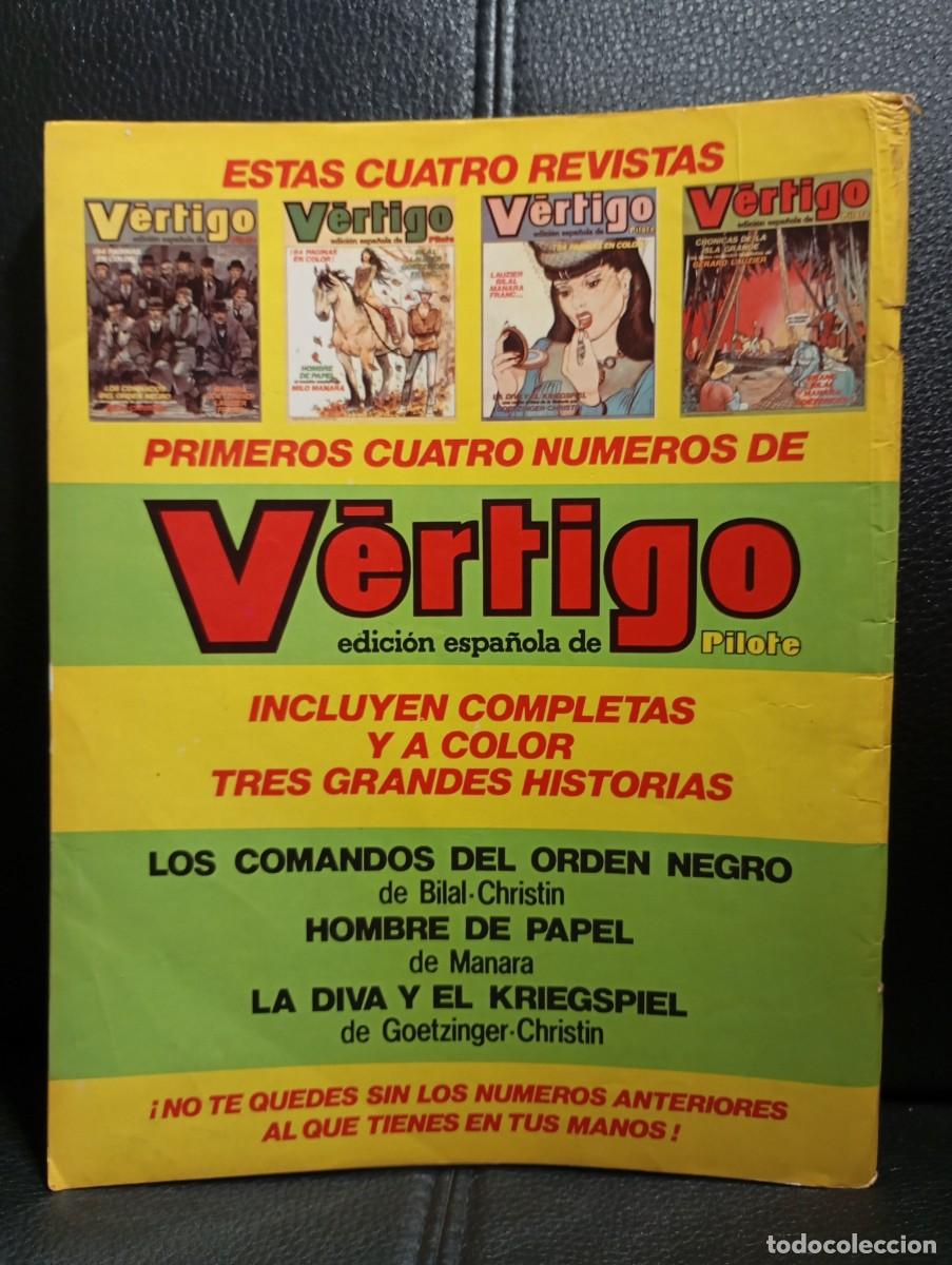 Tebeos: VERTIGO COMIC - N&ordm; 6 - PILOTE - 64 PAGINAS EN COLOR - 1982 - Foto 2