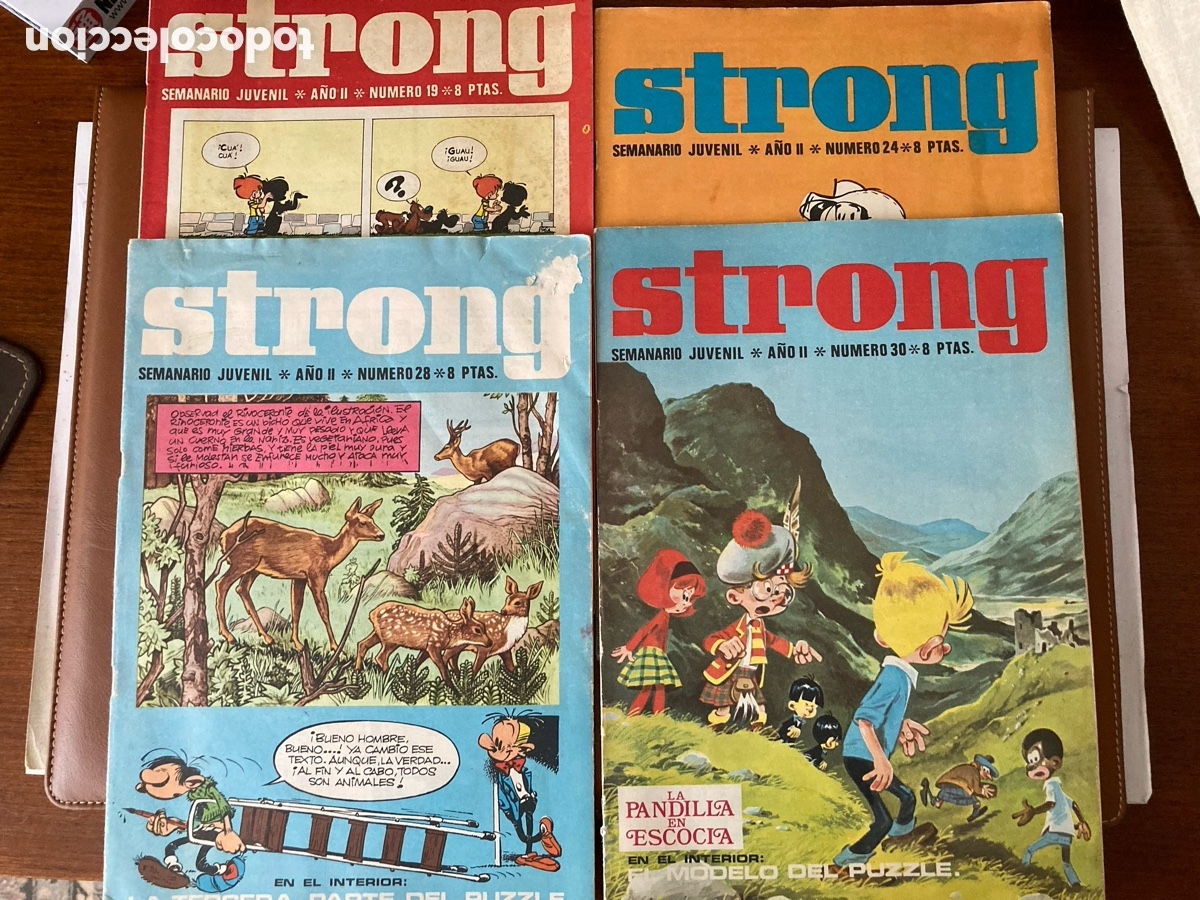 Tebeos: Lote c&oacute;mics revista Strong , 29 ejemplares