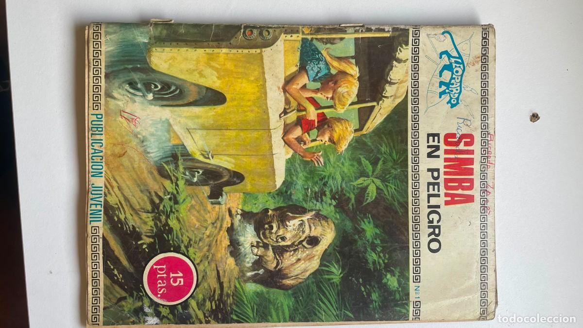 Tebeos: Tebeo Simba en Peligro N.&ordm; 1 - Colecci&oacute;n Leopardo / Publicaci&oacute;n Juvenil (15 Ptas.)