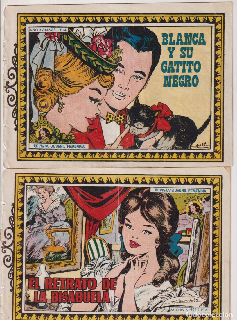 Giornalini: Azucena. Toray. loe de 2 Ejemplares: 622 y 623