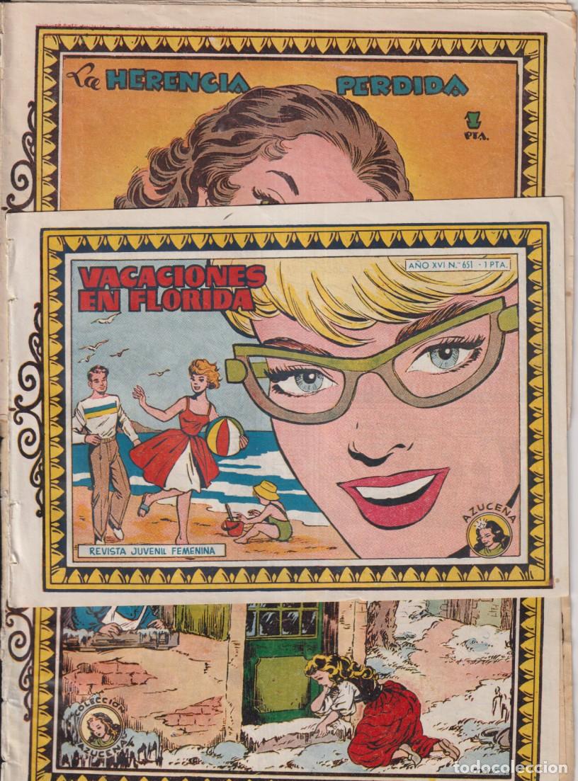 Comics: Azucena. Toray. Lote de 3 ejemplares: 86, 490 y 651