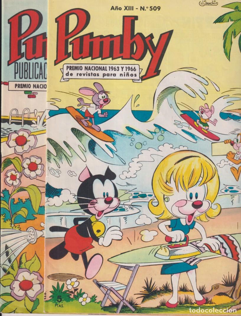 Tebeos: Pumby. Valenciana 1967. Lote de 2 ejemplares: 509 y 518