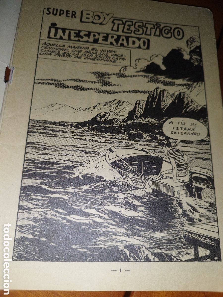 Tebeos: SUPER BOY N&ordm; 13: TESTIGO INESPERADO. ED. BOIXHER, 1969 - Foto 4