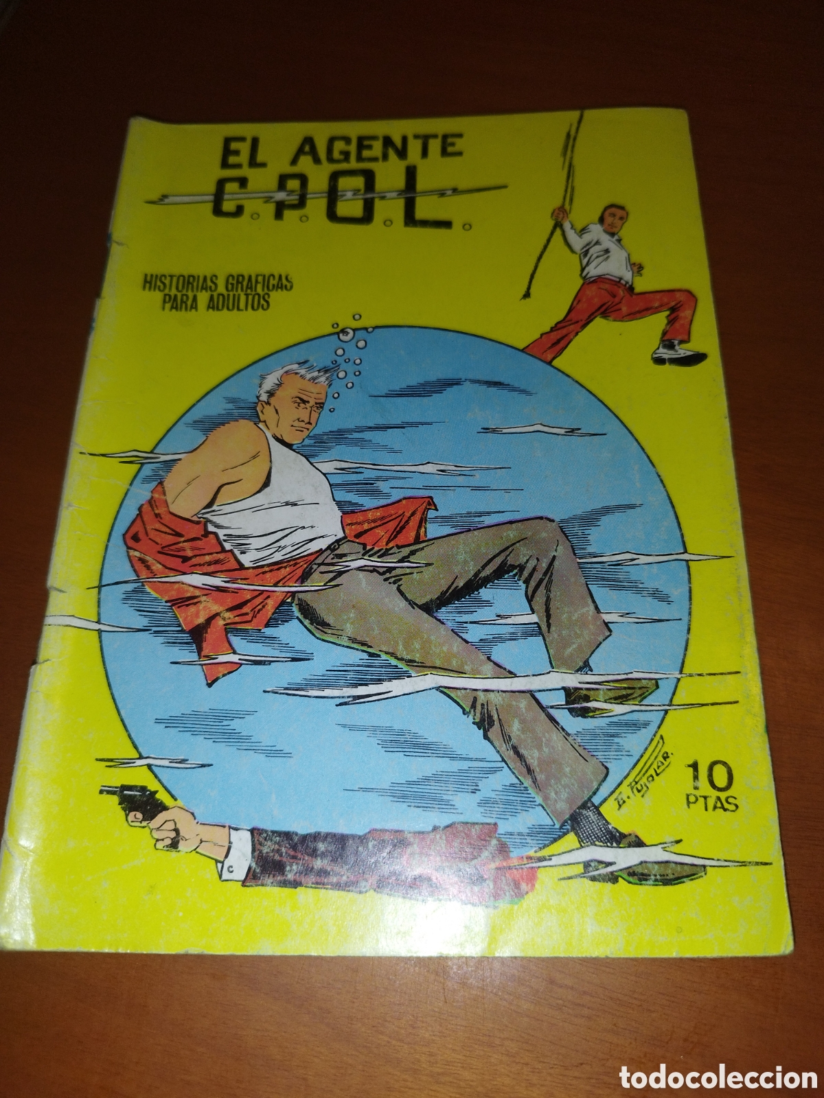 Tebeos: EL AGENTE C.P.O.L.: AVENTURA EN EL DESIERTO. ED. BOIXHER, 1969
