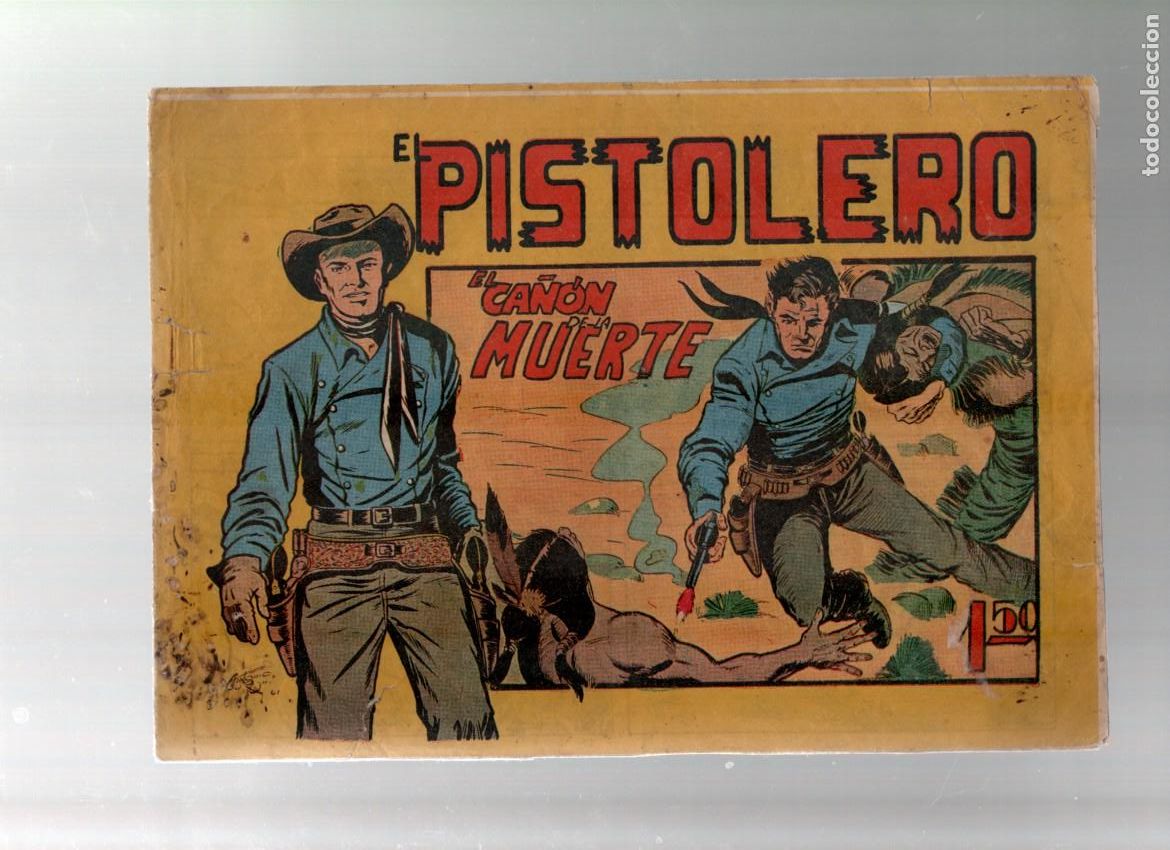 Tebeos: EL PISTOLERO. N&ordm; 7. JUNTOS EN EL PELIGRO. EDITORIAL ANDALUZA, 1961
