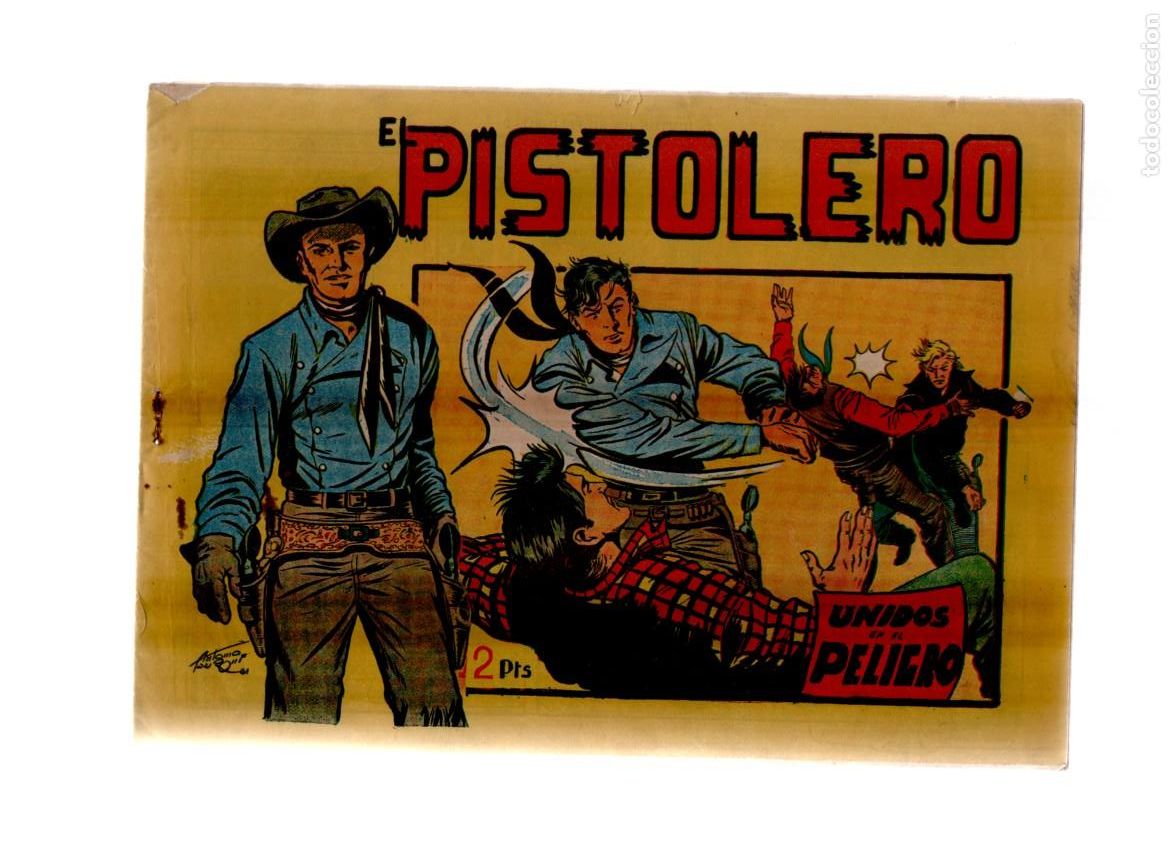 Tebeos: EL PISTOLERO. N&ordm; 7. JUNTOS EN EL PELIGRO. EDITORIAL ANDALUZA, 1961. UNIDOS EN EL PELIGRO