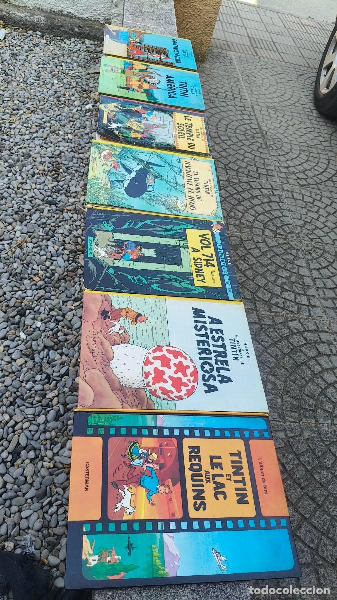 Tebeos: 7 album tintin collection ann&eacute;e 60,70