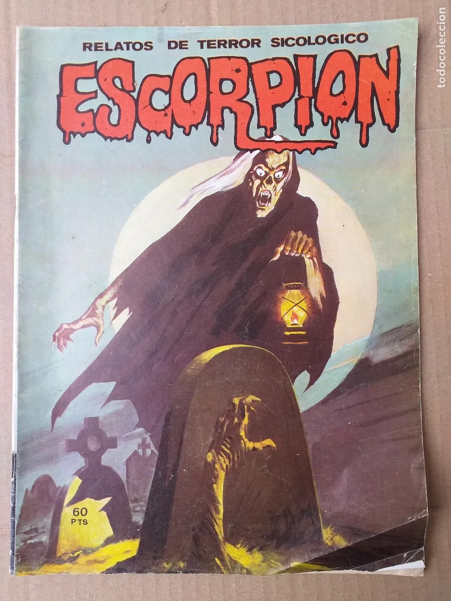 Tebeos: ESCORPION - N&ordm; 39 - RELATOS DE TERROR - 1977 VILMAR