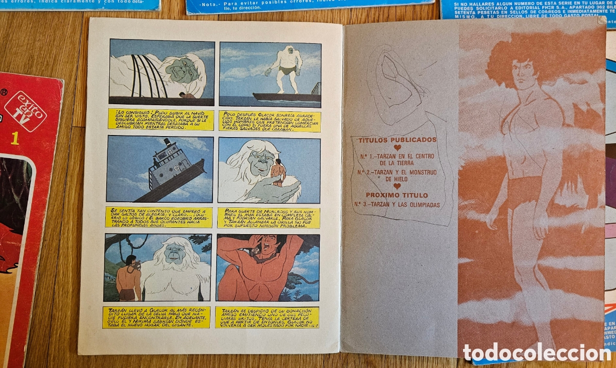 Tebeos: Tarzan (&Eacute;xito en TV) 1 al 6 (ediciones Fher) - Foto 4