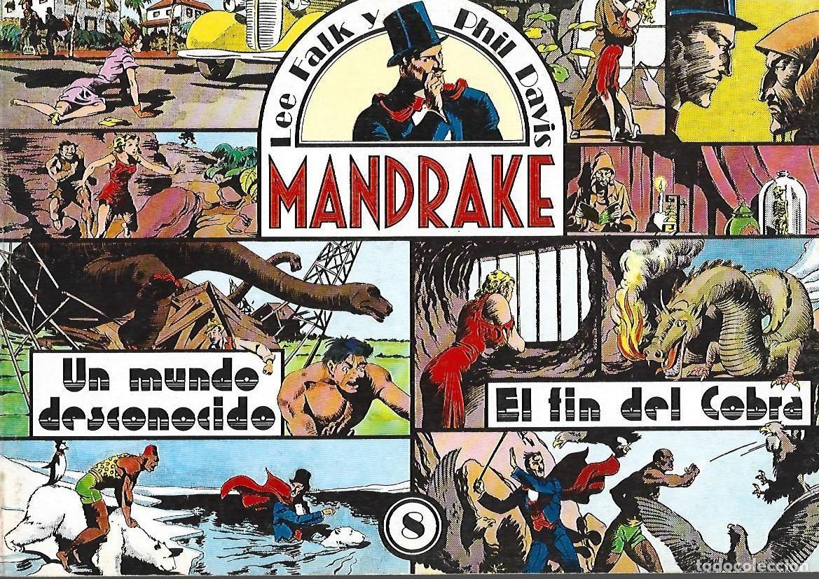 Tebeos: Mandrake, 8: un mundo desconocido/ El fin delo Cobra, 1986, Complot, muy buen estado
