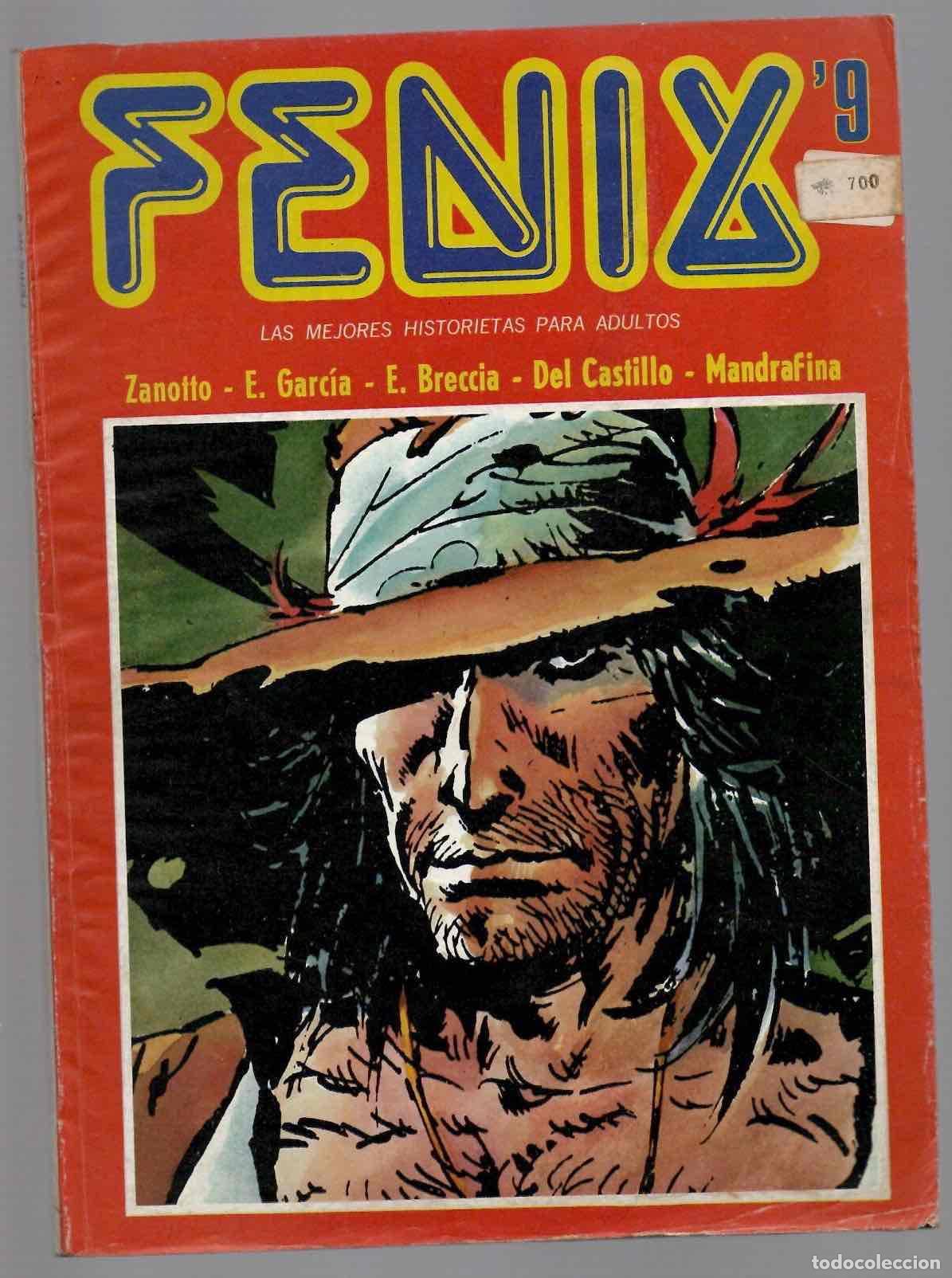 Tebeos: FENIX N&ordm; 9. ZANOTTO - E. GARCIA - E. BRECCIA - DEL CASTILLO - MANDRAFINA. EDICIONES RECORD 1989