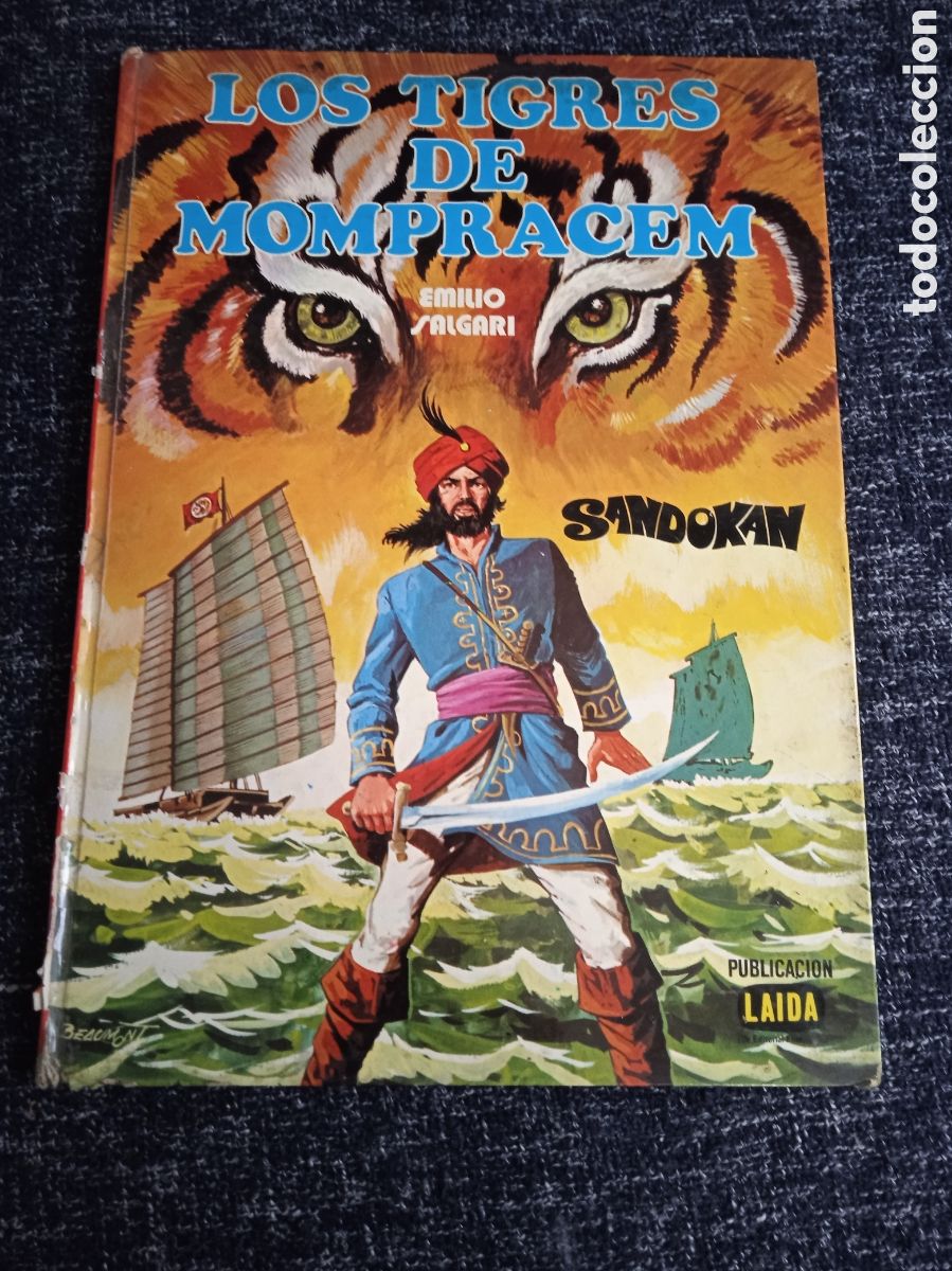 Tebeos: SANDOKAN los tigres de Mompracem - ILUSTRACIONES : BEAUMONT -ED. LAIDA