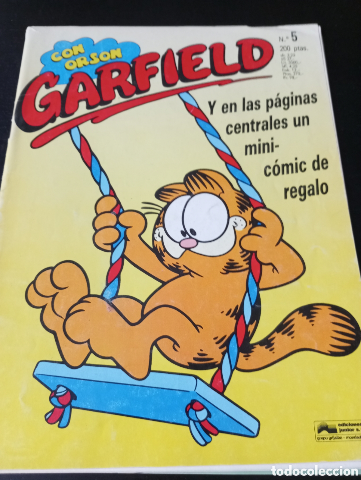 Tebeos: C&oacute;mic Ediciones Junior. Garfield N&deg; 5