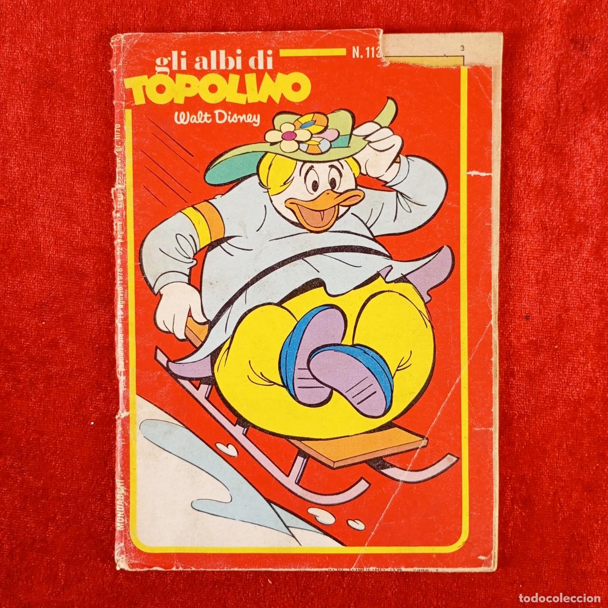 Tebeos: GLI ALBI DI TOPOLINO - WALT DISNEY - N. 113 - 15 AGOSTO 1976 - MONDADORI - ITALIANO / 3129