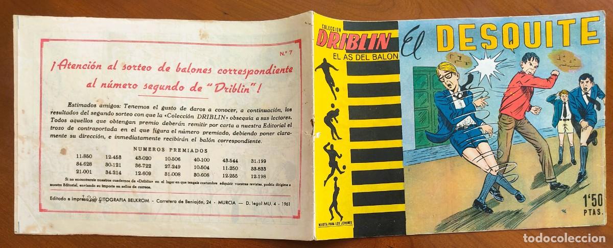 Tebeos: DRIBLIN, EL AS DEL BAL&Oacute;N N&ordm; 7 - ORIGINAL DE &Eacute;POCA - Foto 2