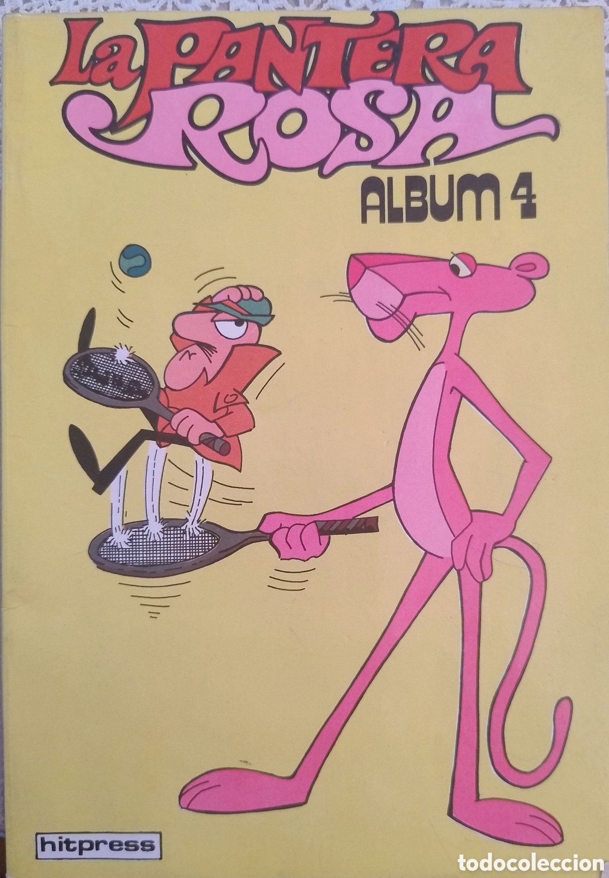 Tebeos: La Pantera Rosa &ndash; &Aacute;lbum 4 Hitpress 1981 &ndash; C&oacute;mic vintage