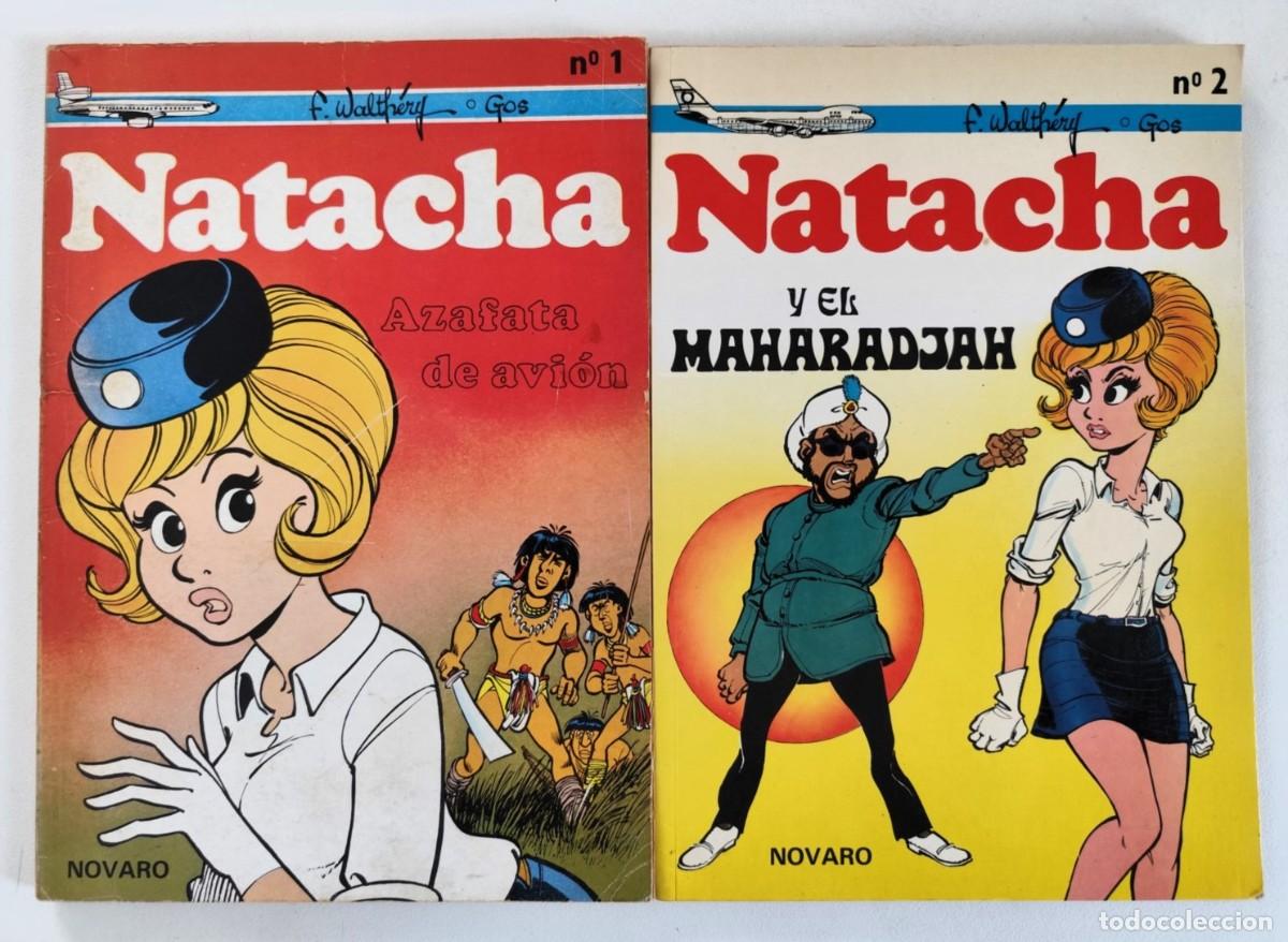 Tebeos: NATACHA # 1 2 (Gos & Fran&ccedil;ois Walth&eacute;ry) COMPLETA 2 Tomos ~ NOVARO (1978)