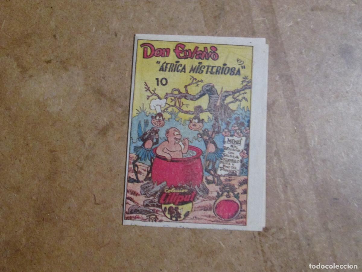 Tebeos: colecci&oacute;n liliput n&ordm; 16 de 20, ed. simbolo 1955, Don Eulalio &rdquo;Africa misteriosa &rdquo;