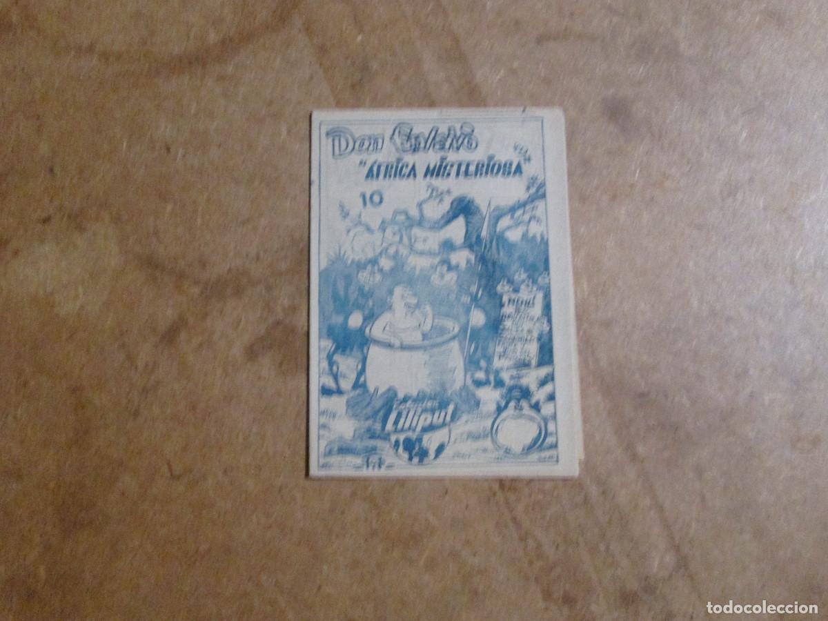Tebeos: colecci&oacute;n liliput n&ordm; 16 de 20, ed. simbolo 1955, Don Eulalio &rdquo;Africa misteriosa &rdquo;
