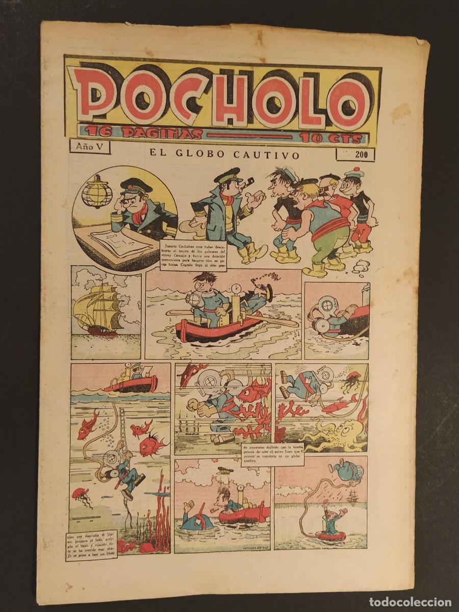 BDs: POCHOLO - A&Ntilde;O V NUMERO 200 - COMIC ANTIGUO ORIGINAL -VER FOTOS