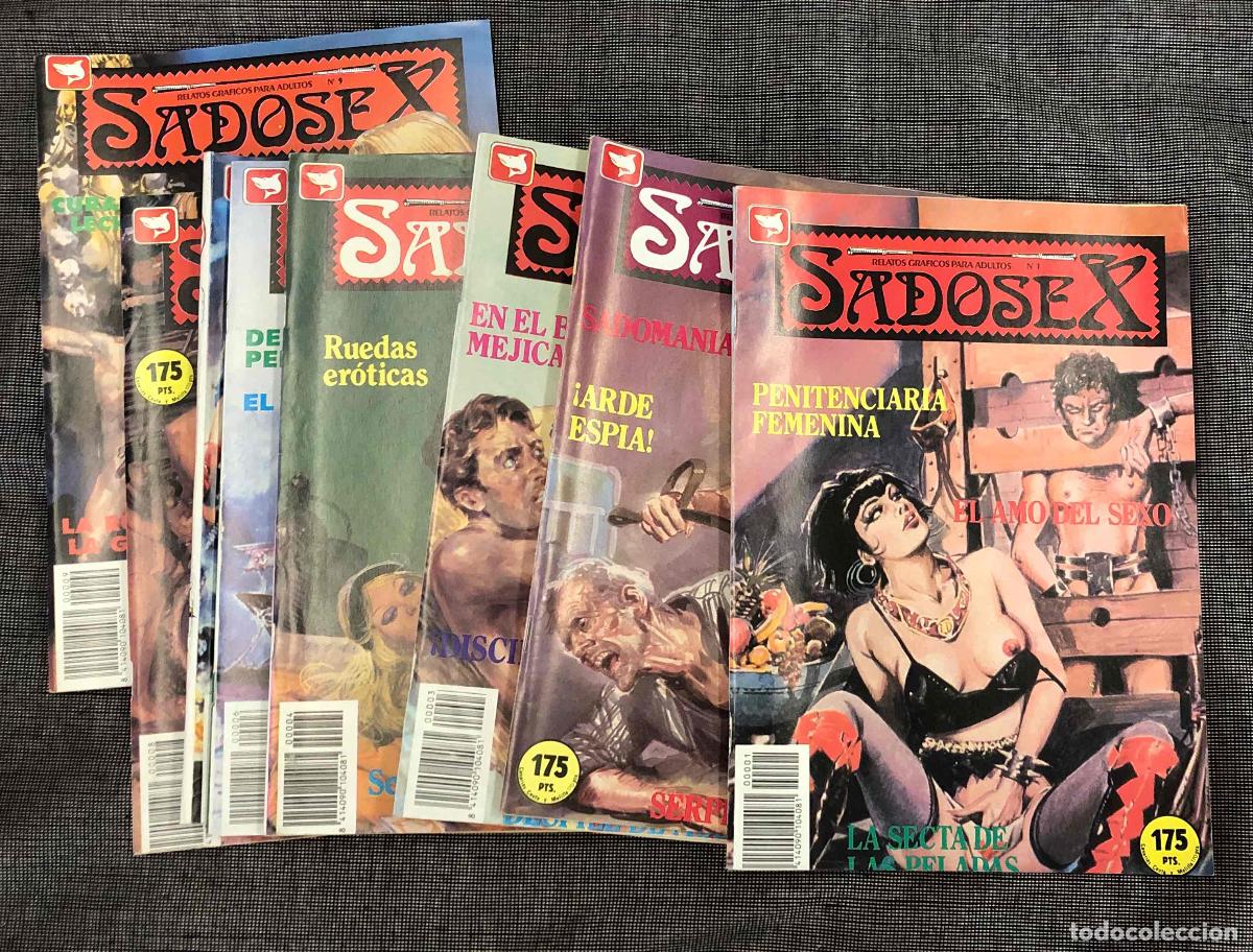 Tebeos: SADOSEX N&ordm; 1 AL 4, 6 AL 9. CASI COMPLETA. SOLO FALTA EL 5. EDICOMIC 1991