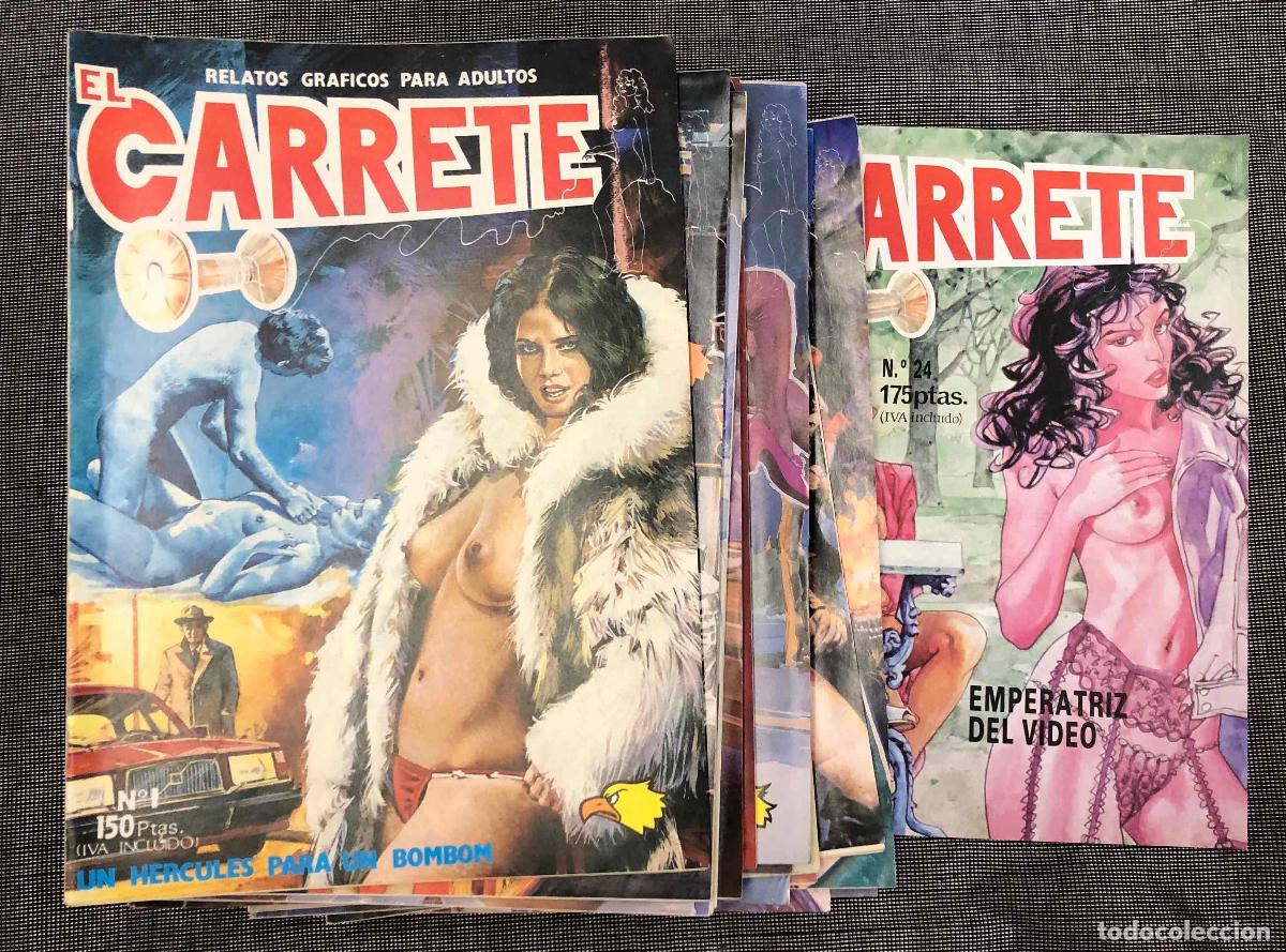 Tebeos: EL CARRETE RELATOS GRAFICOS PARA ADULTOS N&ordm; 1, 3 AL 5, 11 AL 19, 21 AL 25. EDITORIAL ASTRI 1987