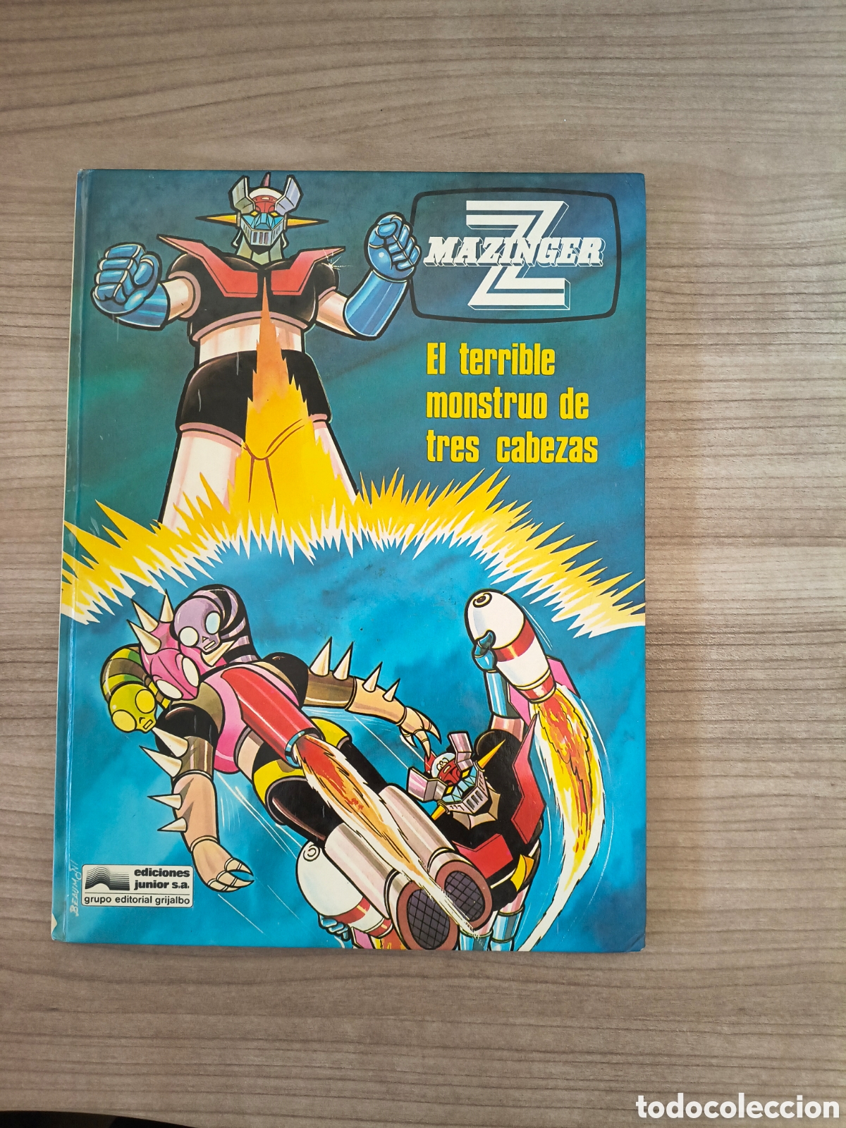 Tebeos: MAZINGER Z N&ordm; 5 - EL TERRIBLE MONSTRUO DE TRES CABEZAS - EDICIONES JUNIOR GRIJALBO - TAPA DURA CARTO
