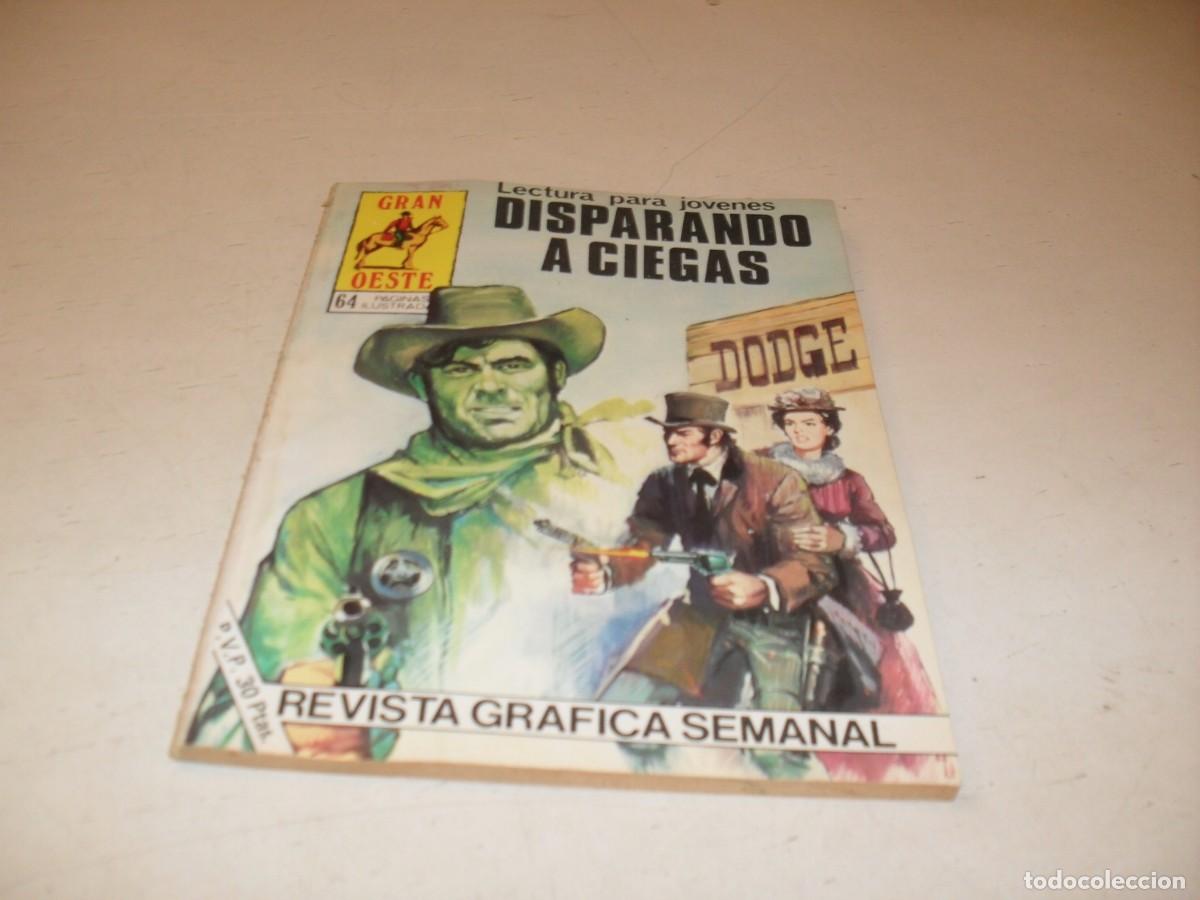 Tebeos: GRAN OESTE N&ordm; 458,DISPARANDO A CIEGAS,DE 488.PRODUCCIONES EDITORIALES,1971