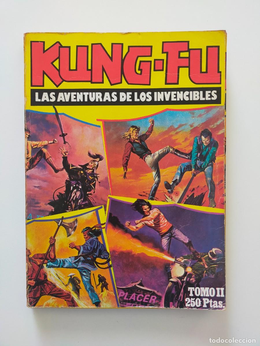 Tebeos: KUNG-FU Las Aventuras de los Invencibles Tomo II (8 N&uacute;meros del 29 al 36) - Ed AMAIKA 1976.