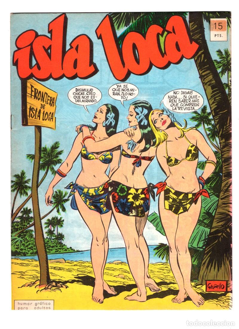Tebeos: ISLA LOCA N&ordm; 1 CHITO EXTRA ANTONIO CARRILLO HUMOR GRAFICO ADULTOS GRAFIMART 1976