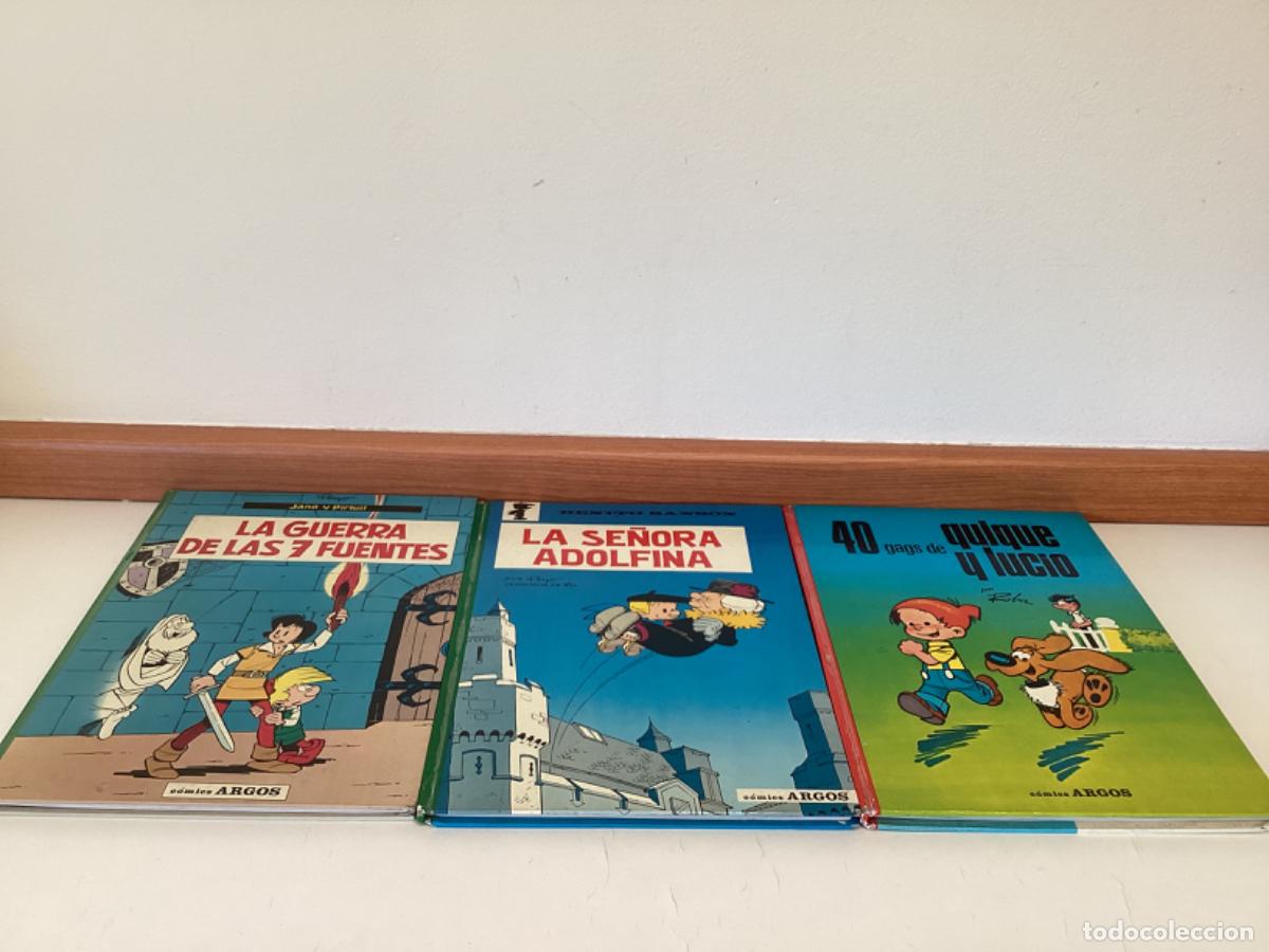 Tebeos: 40 gags de quique y lucio la se&ntilde;ora adolfina la guerra de las 7 fuentes comics argos 1971