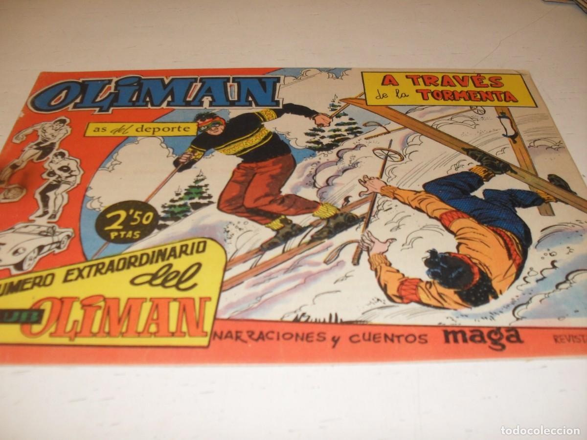 Tebeos: (ORIGINAL),OLIMAN N&ordm; EXTRAORDINARIO 7.DE 24,A TRAVES DE LA TORMENTA.MAGA,1961