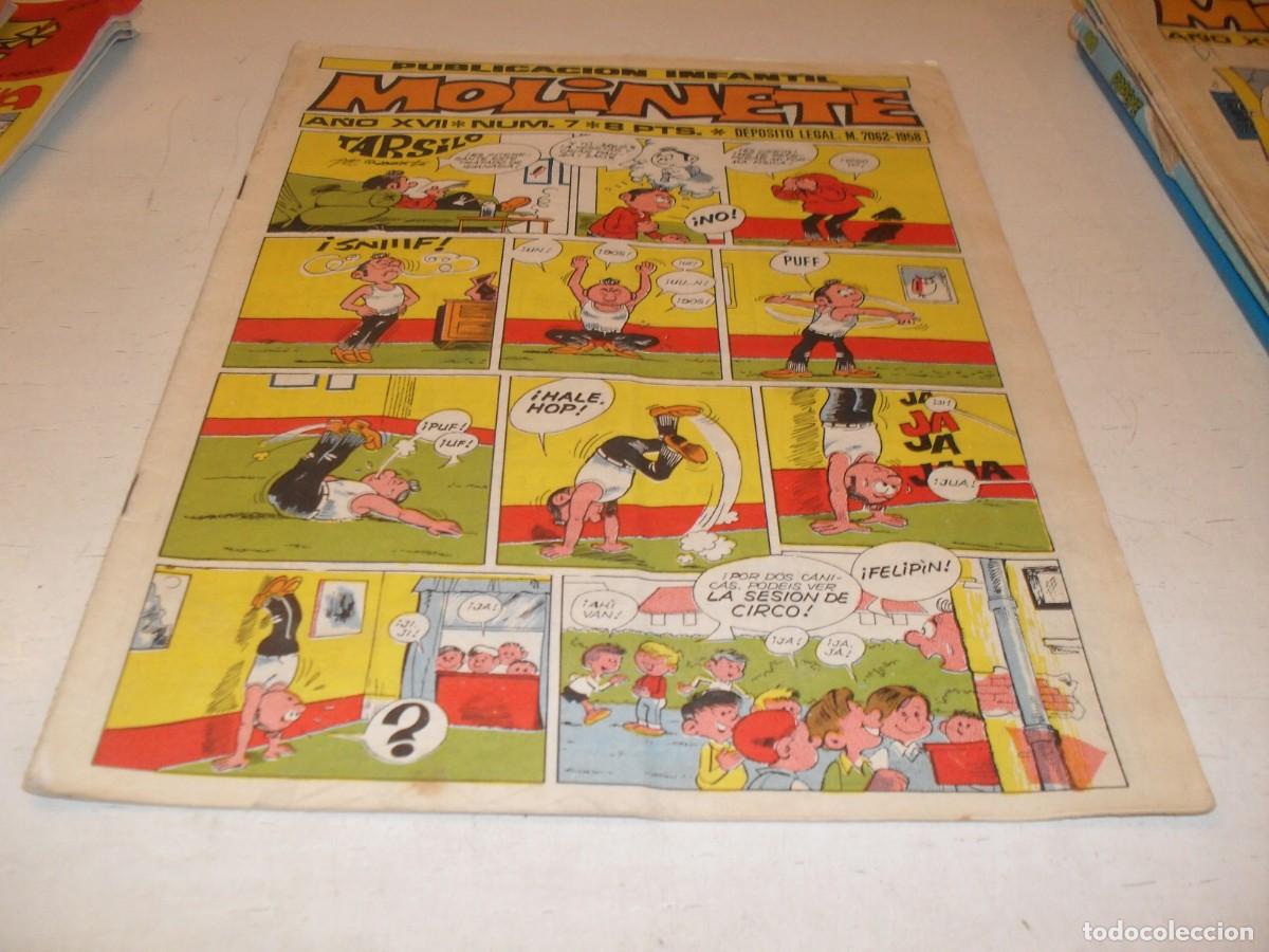 Tebeos: MOLINETE N&ordm; 7,A&Ntilde;O XVII,CON VENTURA Y NIETO,INSTITUCION SALESIANA,A&Ntilde;O 1956
