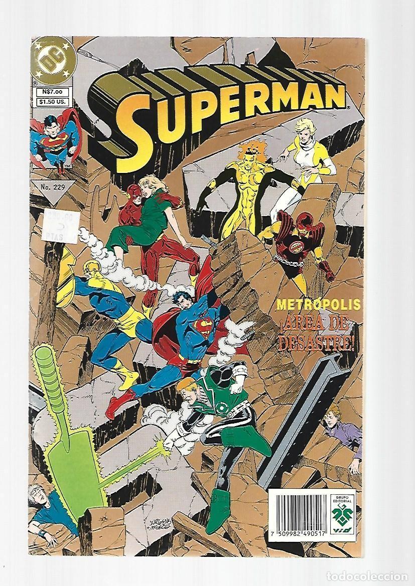 Tebeos: Superman, 229: Metr&oacute;polis, ares de desastre, 1995, Vid, muy buen estado