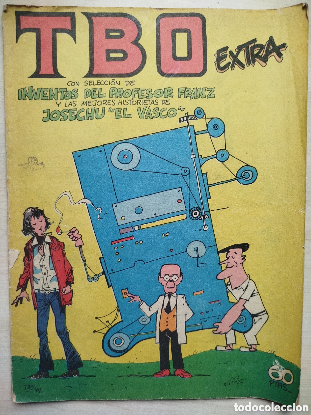 Tebeos: TBO Extra Inventos del profesor Franz y Josechu el Vasco