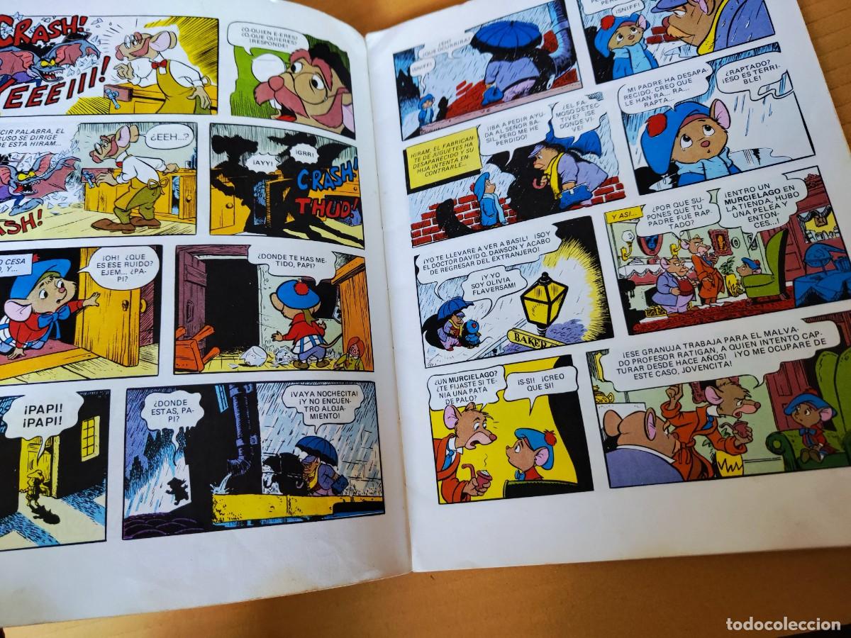 Tebeos: COMIC BASIL EL RATON SUPERDETECTIVE.WALT DISNEY.1986 - Foto 5