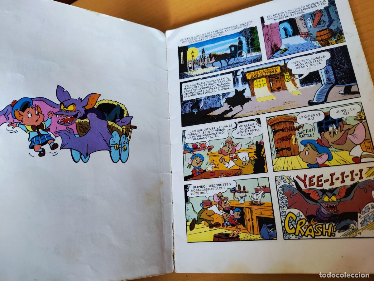 Tebeos: COMIC BASIL EL RATON SUPERDETECTIVE.WALT DISNEY.1986 - Foto 6