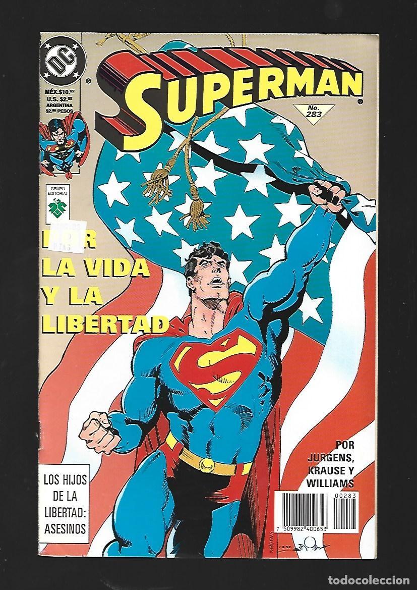 Tebeos: Superman, 283: por la vida y la libertad, 1998, Vid, muy buen estado