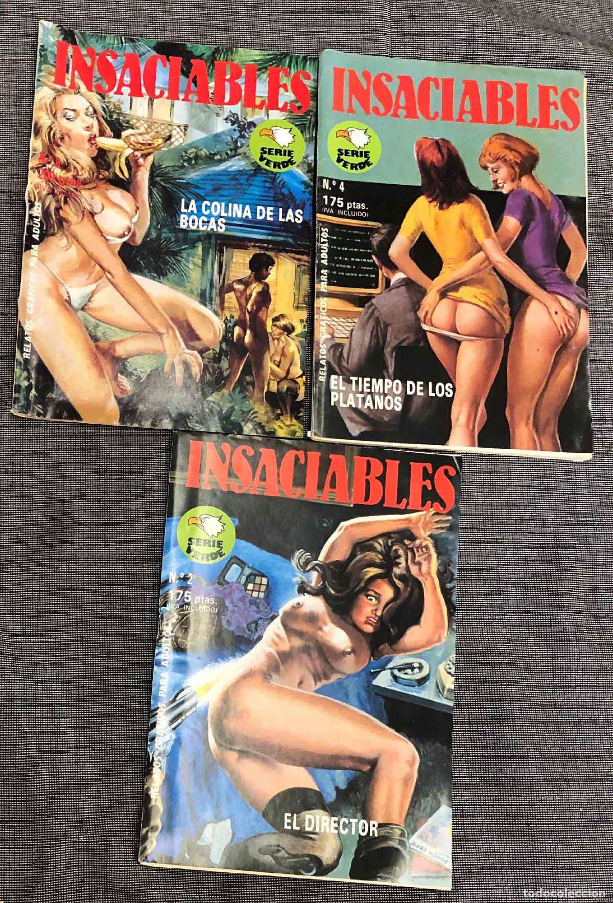 Tebeos: INSACIABLES RELATOS GRAFICOS PARA ADULTOS N&ordm; 2, 4 Y 8. EDITORIAL ASTRI 1993