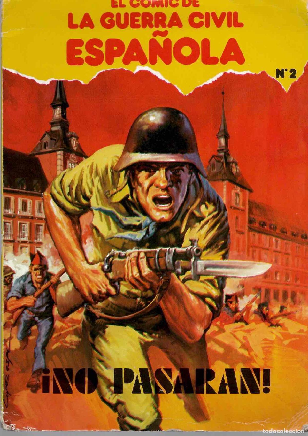 Tebeos: EL COMIC DE LA GUERRA CIVIL ESPA&Ntilde;OLA N&ordm; 2 NO PASARAN. PLAN, 1980