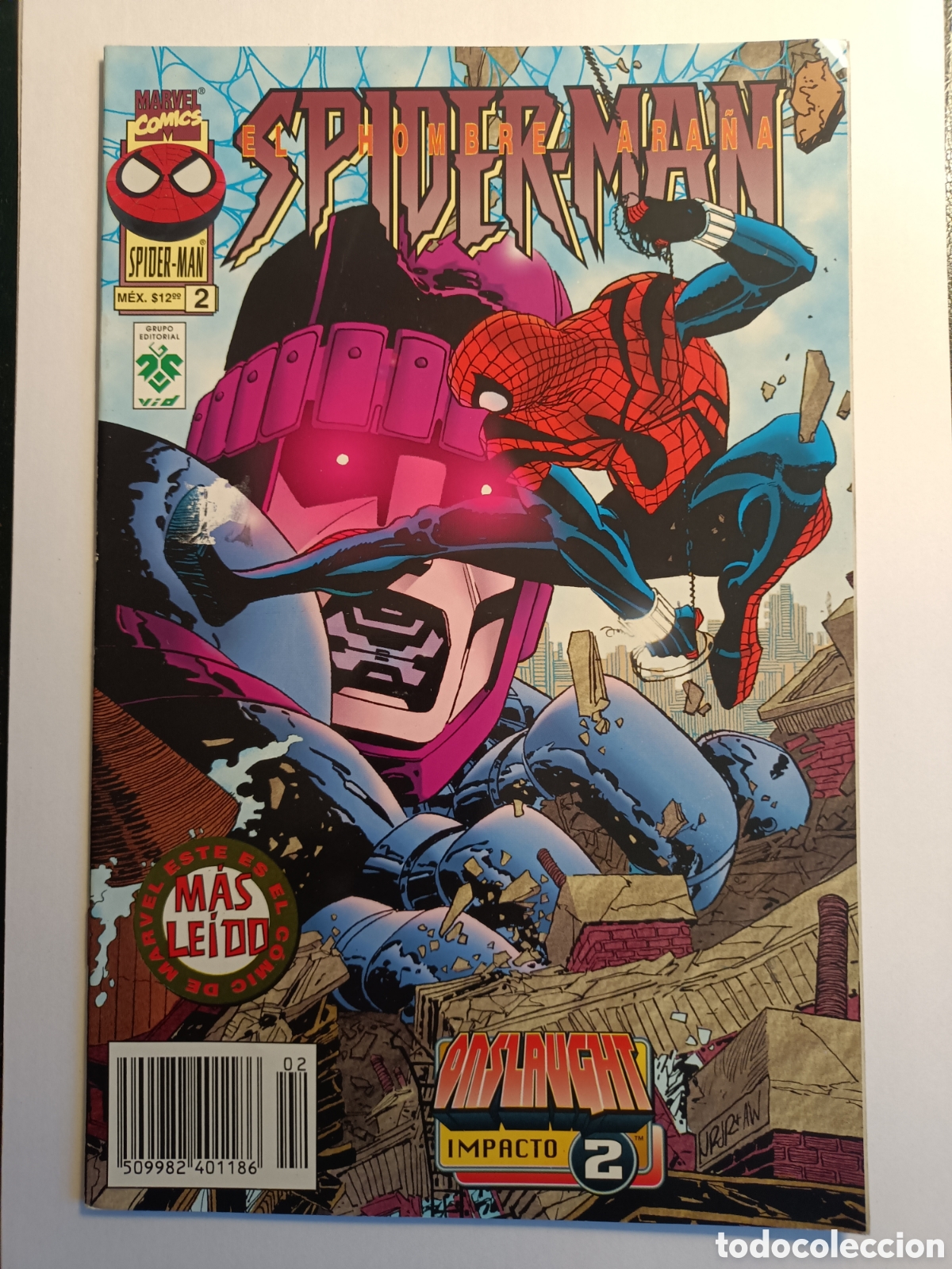 Tebeos: Spiderman, edici&oacute;n M&eacute;xico 1996.